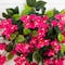 28" UV Resistant Artificial Bougainvillea Hanging Plants, 2ct.